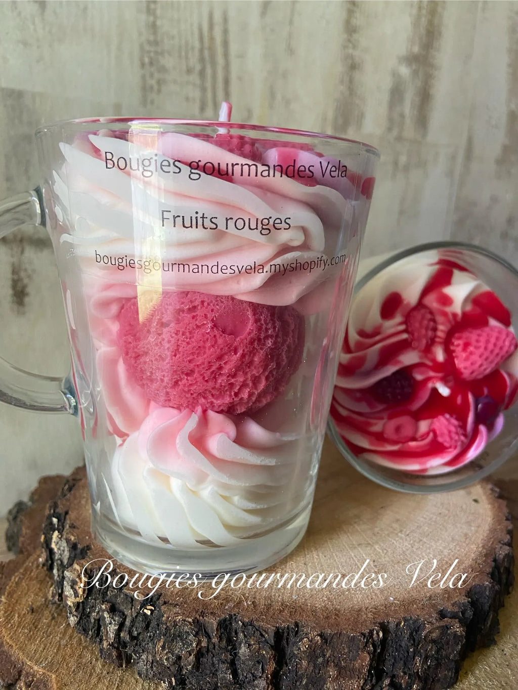 Gourmet Candle Red Fruit Scented Candle Scented Chantilly Candle Grasse Scent Wedding Guest Gift Idea