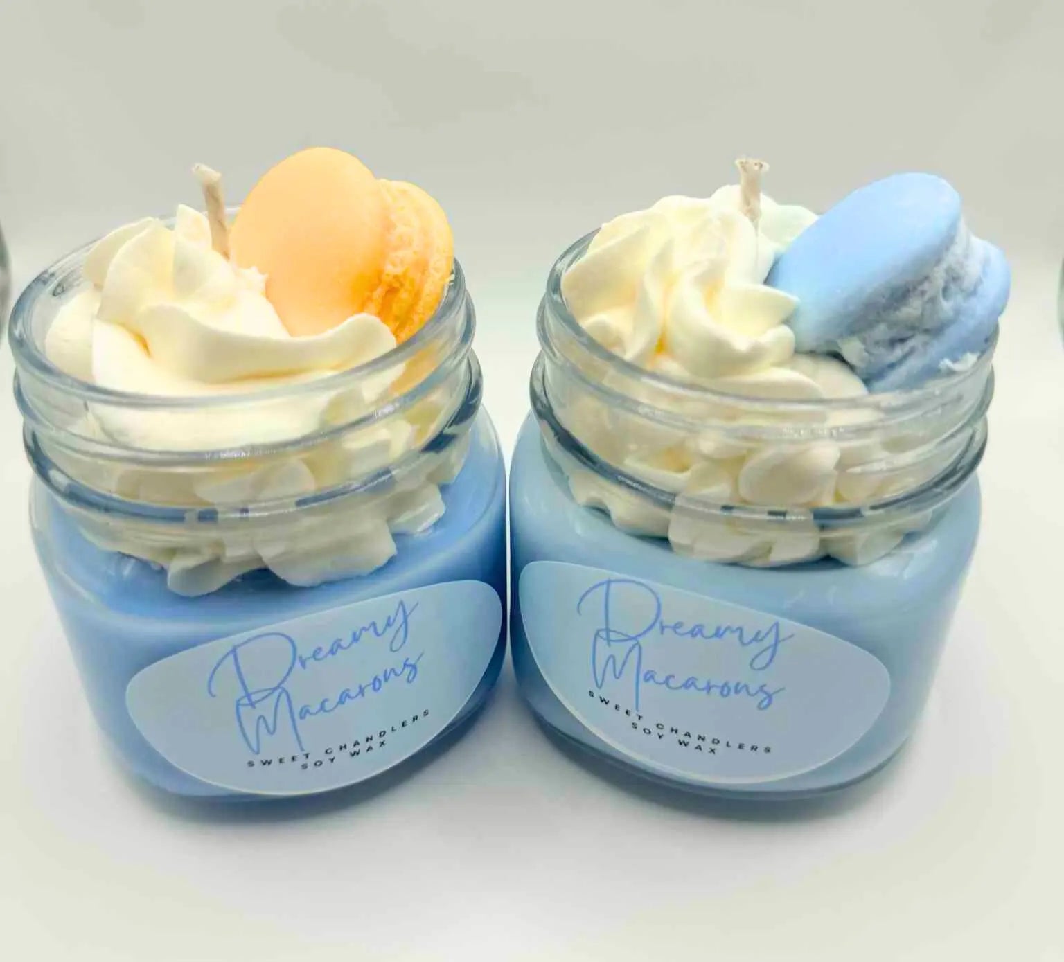 Dreamy Macarons Dessert Candle| Sweet Scent | Gift Ideas |Unique Candles | Whipped