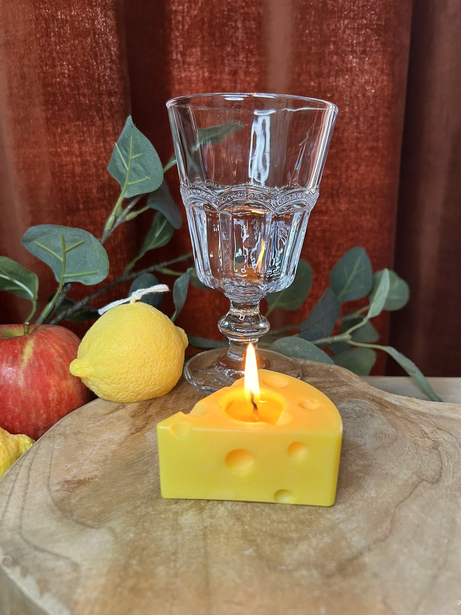 Cheese Candle, Gourmet Candle, Scented Candle, Table Decoration, Decoration Idea, Gift Idea, Original Gift, Kitchen Decoration, Artisanal.