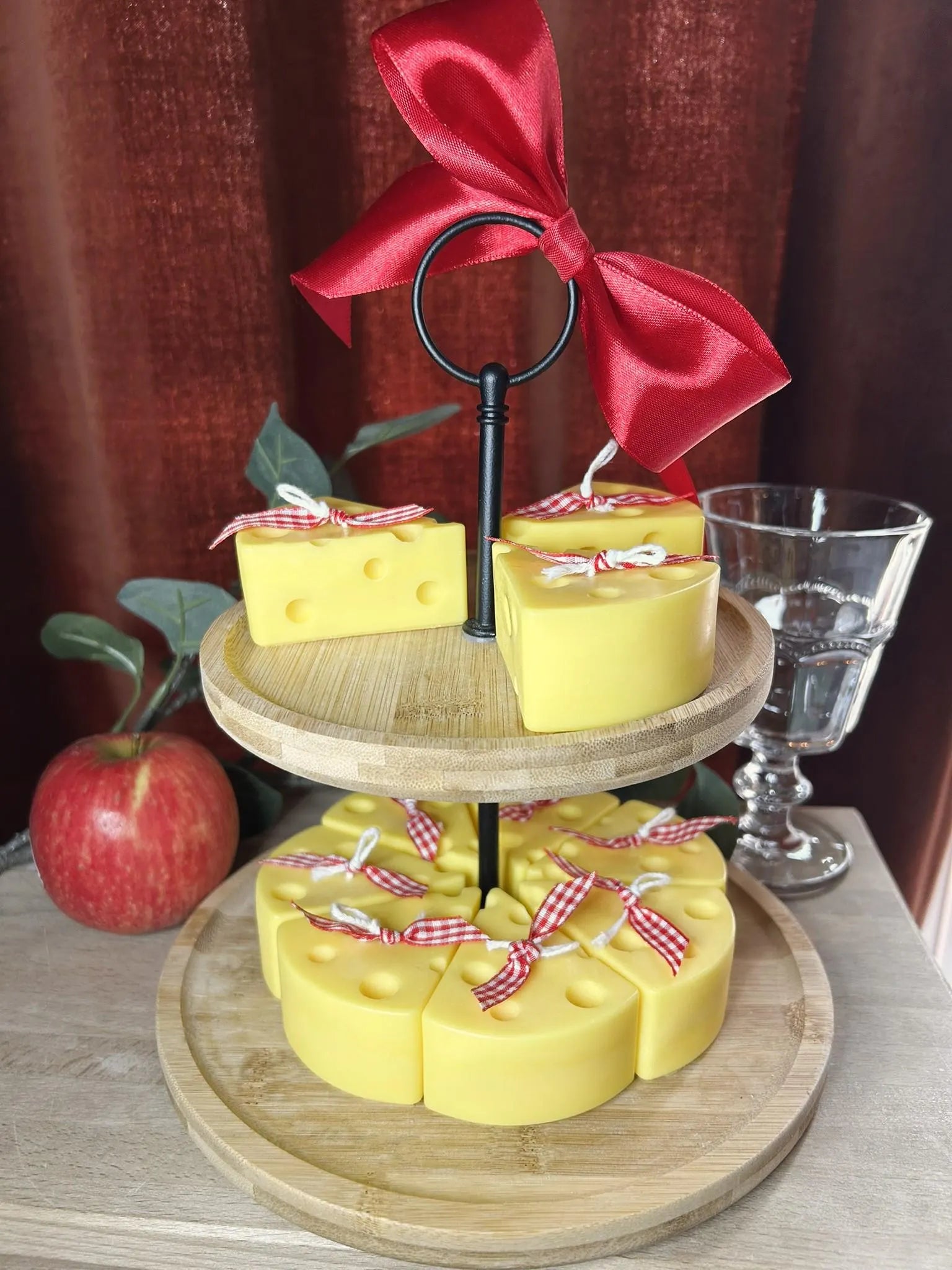Cheese Candle, Gourmet Candle, Scented Candle, Table Decoration, Decoration Idea, Gift Idea, Original Gift, Kitchen Decoration, Artisanal.