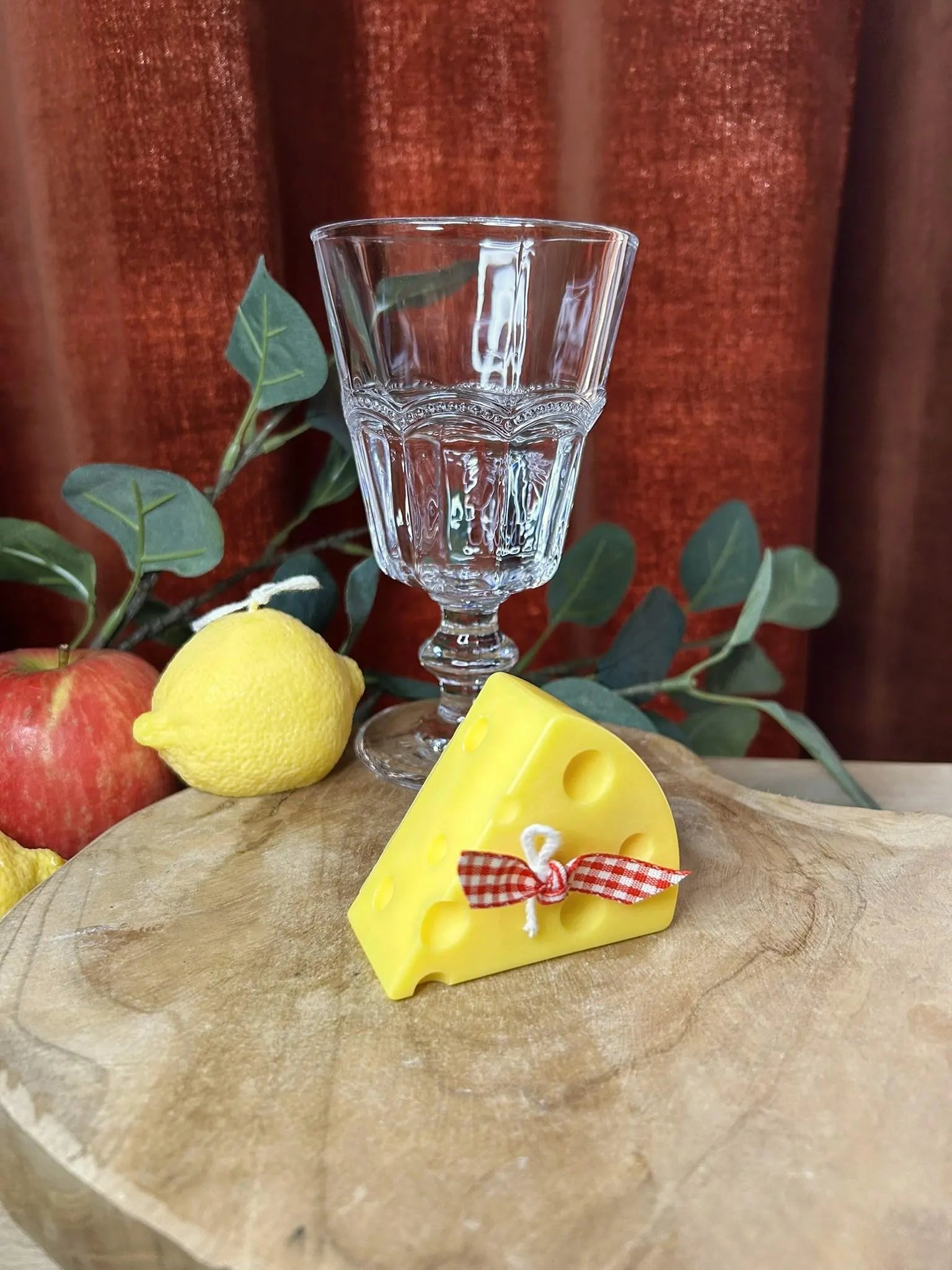 Cheese Candle, Gourmet Candle, Scented Candle, Table Decoration, Decoration Idea, Gift Idea, Original Gift, Kitchen Decoration, Artisanal.