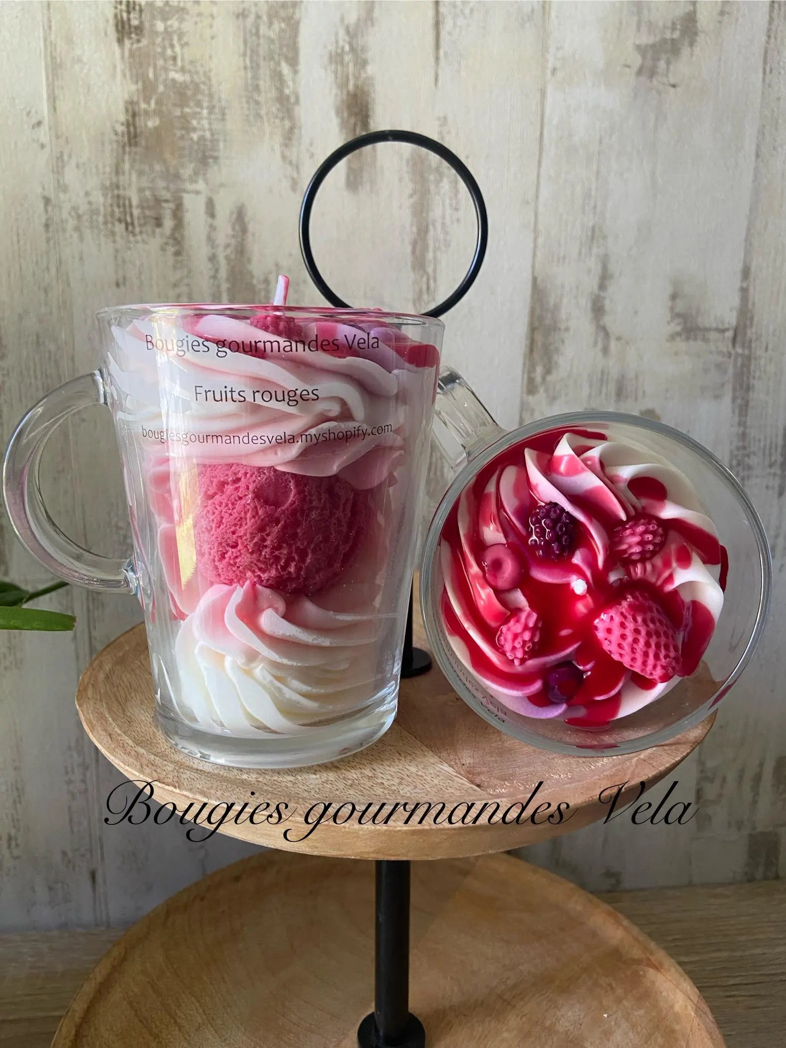 Gourmet Candle Red Fruit Scented Candle Scented Chantilly Candle Grasse Scent Wedding Guest Gift Idea
