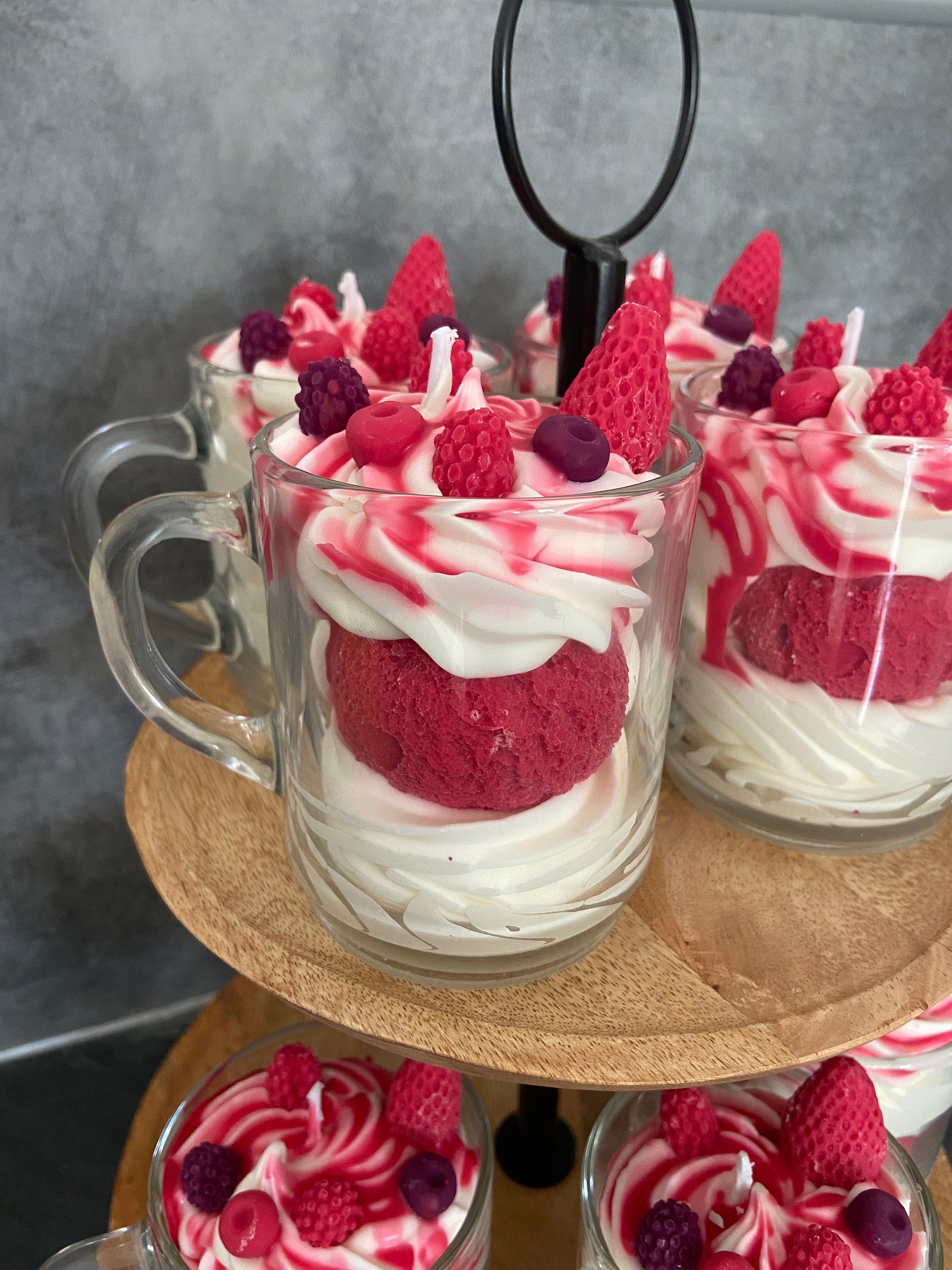 Gourmet Candle Red Fruit Scented Candle Scented Chantilly Candle Grasse Scent Wedding Guest Gift Idea
