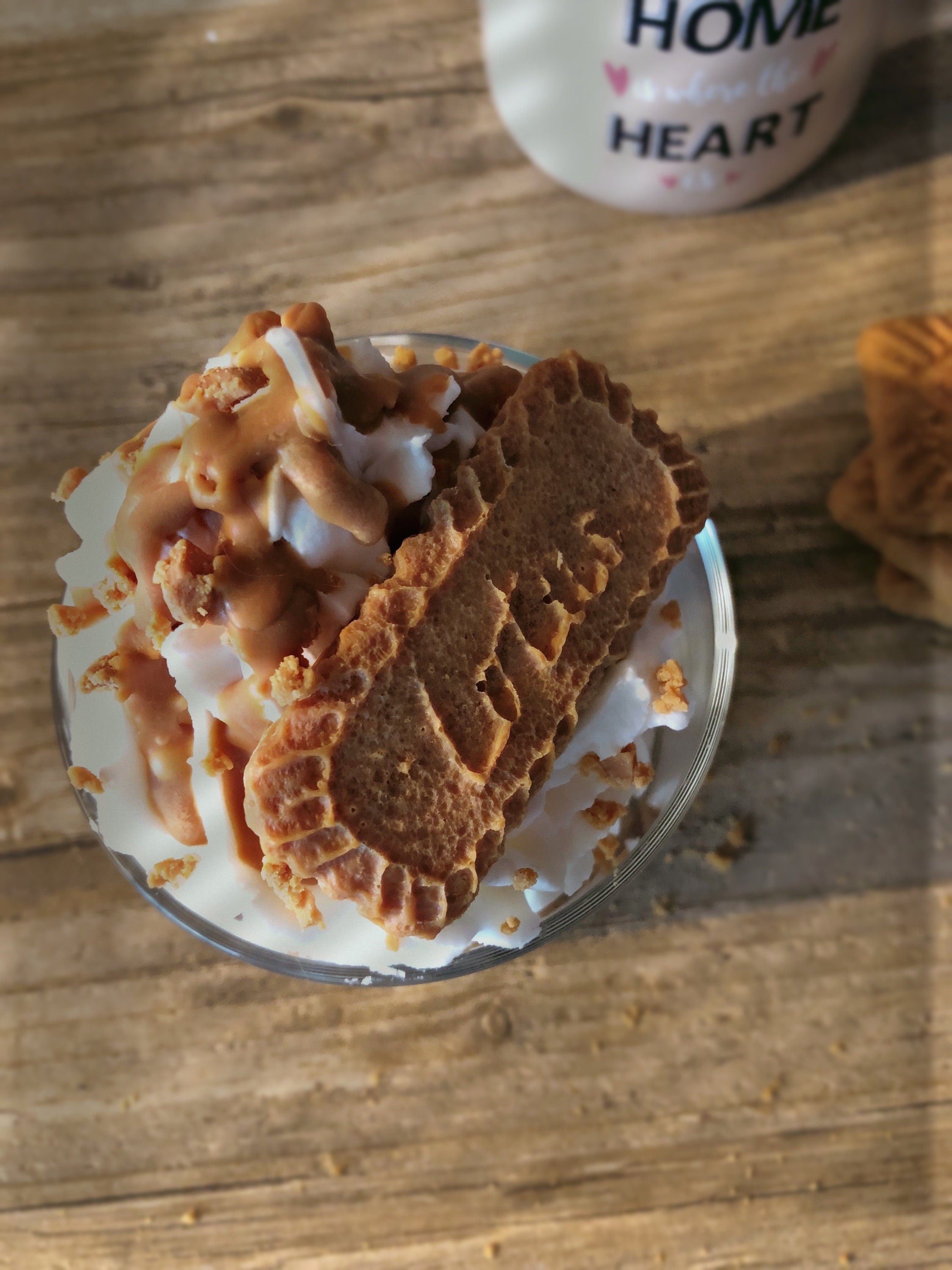 Gourmet Speculoos Candle / Speculoos Candle / Whipped Cream Candle / Natural Candle / Soy Wax / Cake Candle