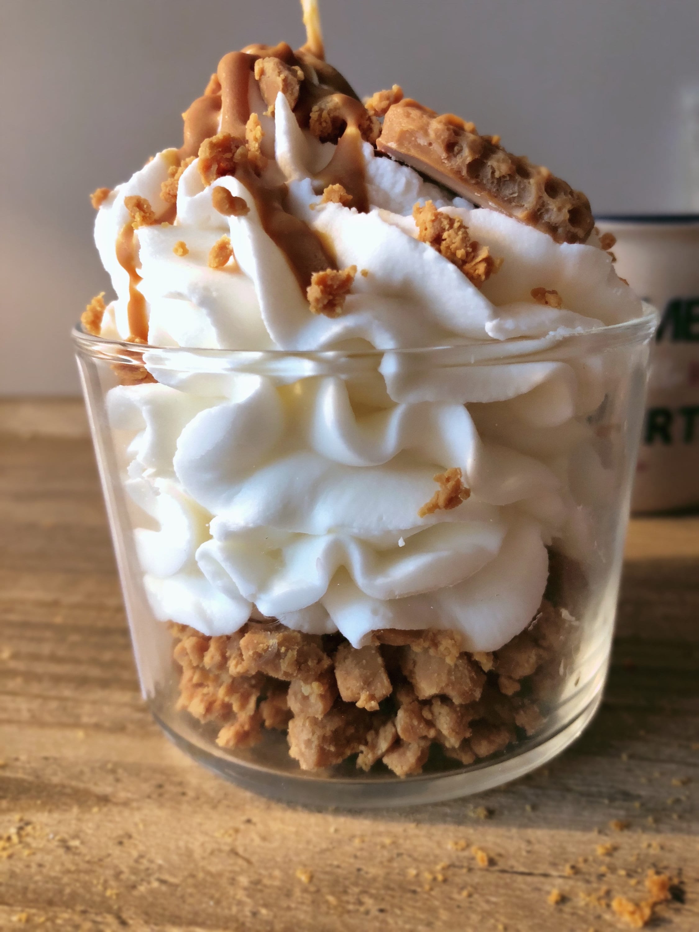 Gourmet Speculoos Candle / Speculoos Candle / Whipped Cream Candle / Natural Candle / Soy Wax / Cake Candle