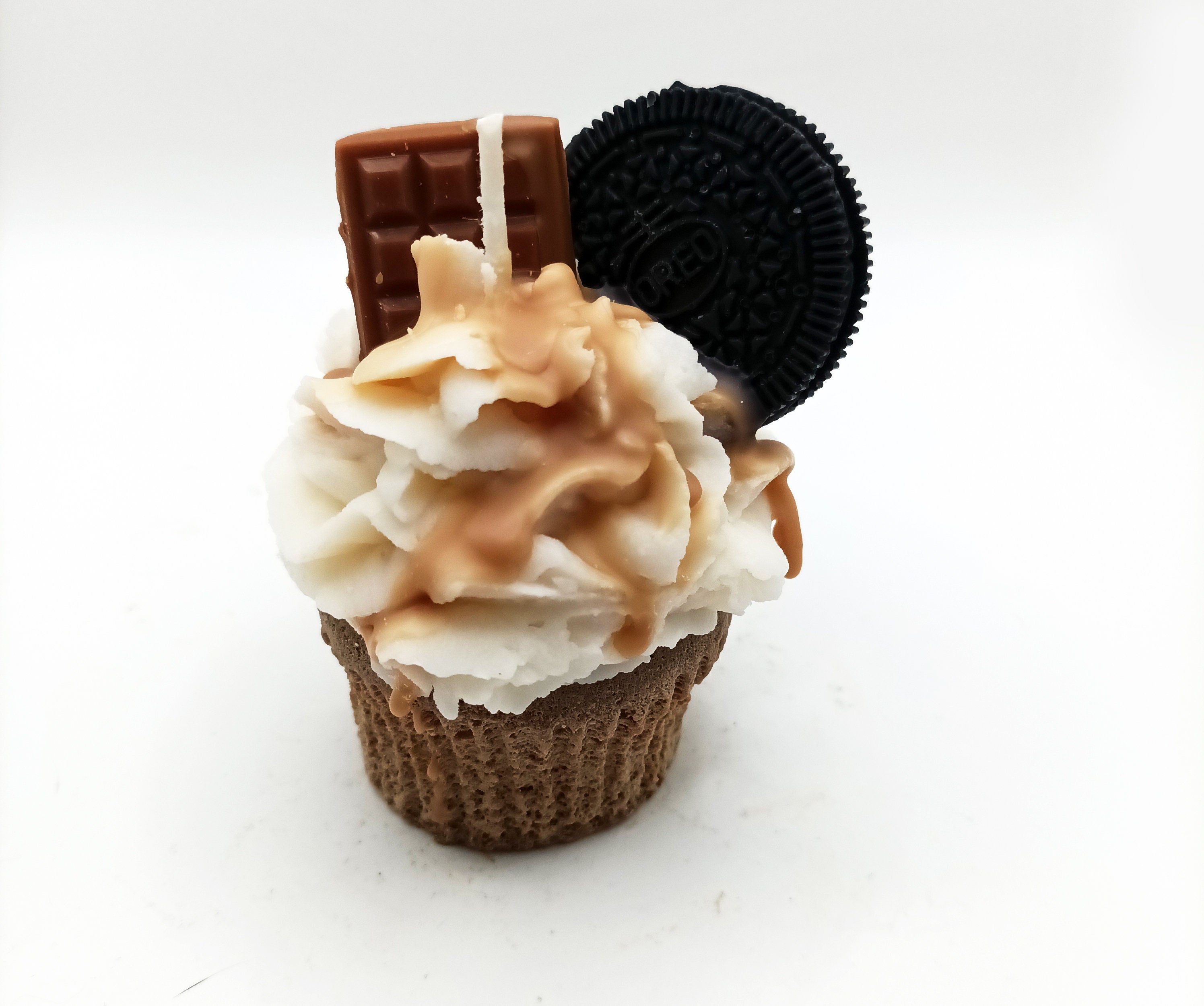 Gourmet Candle in the Shape of a Chocolate Cupcake