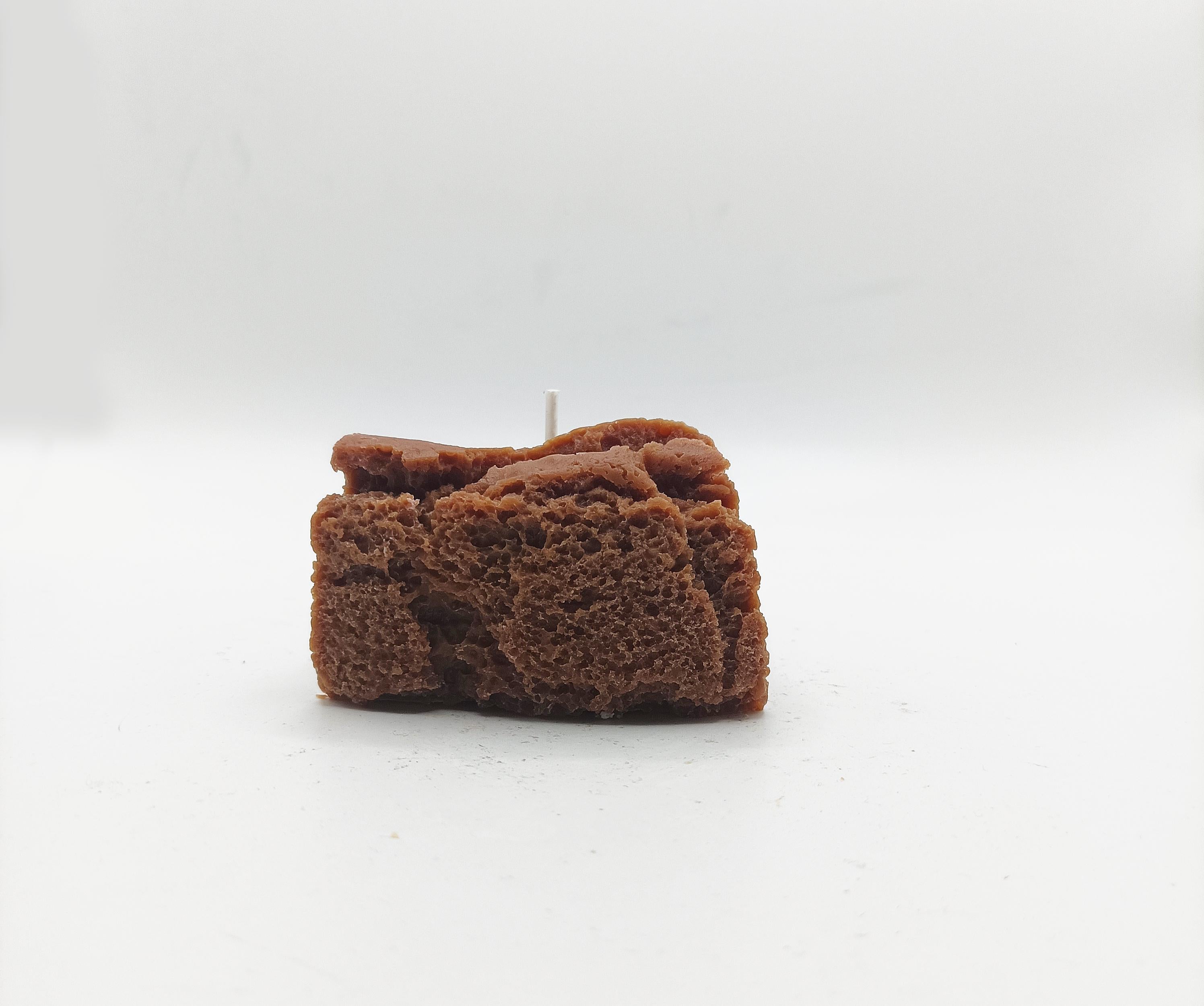Gourmet Candle in the Shape of a Chocolate Cake