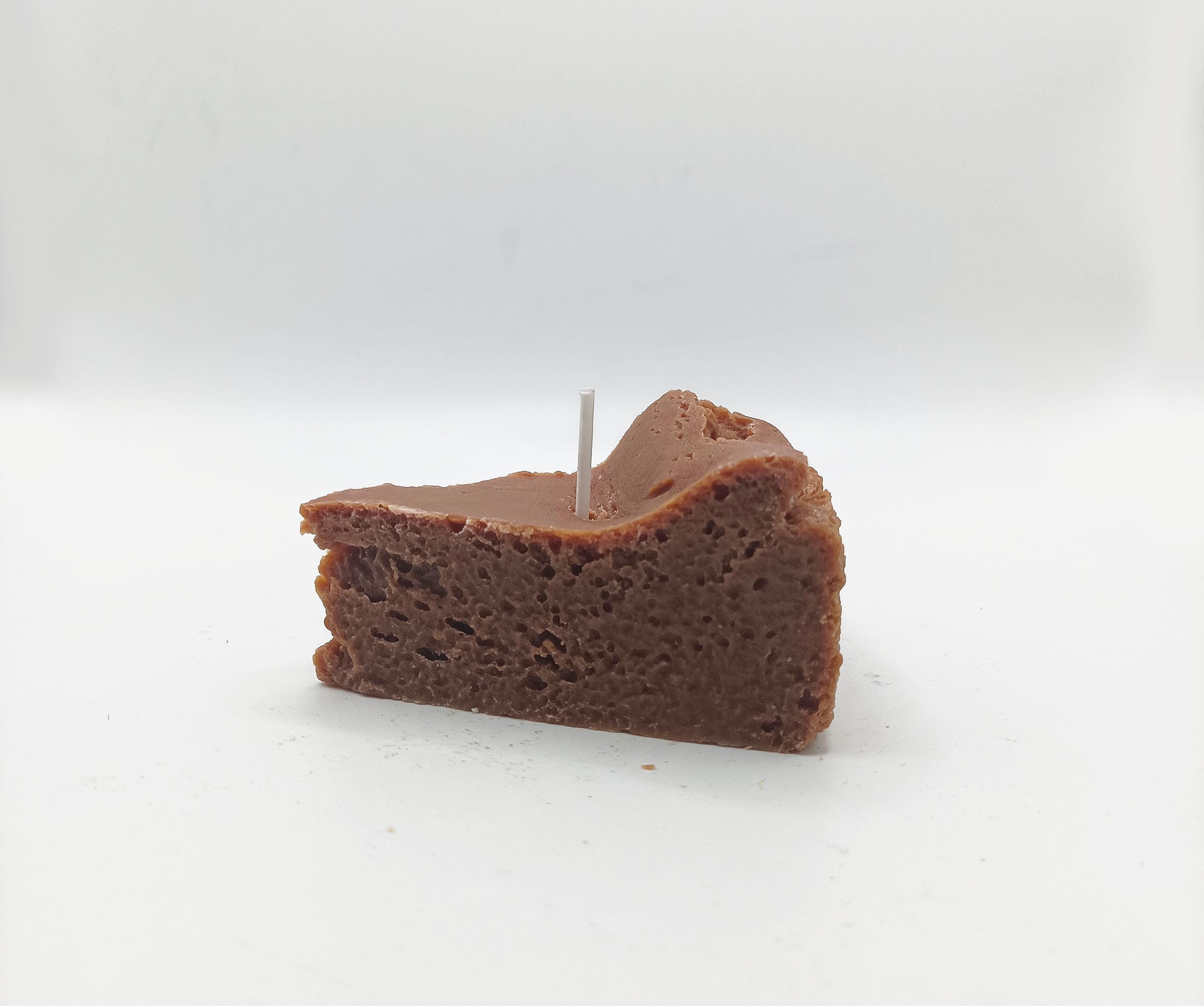 Gourmet Candle in the Shape of a Chocolate Cake