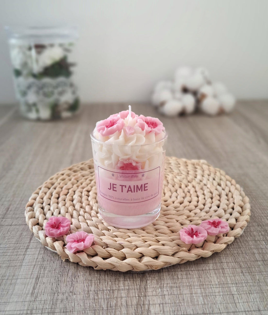 Gourmet and Scented Candle Customizable Love Theme