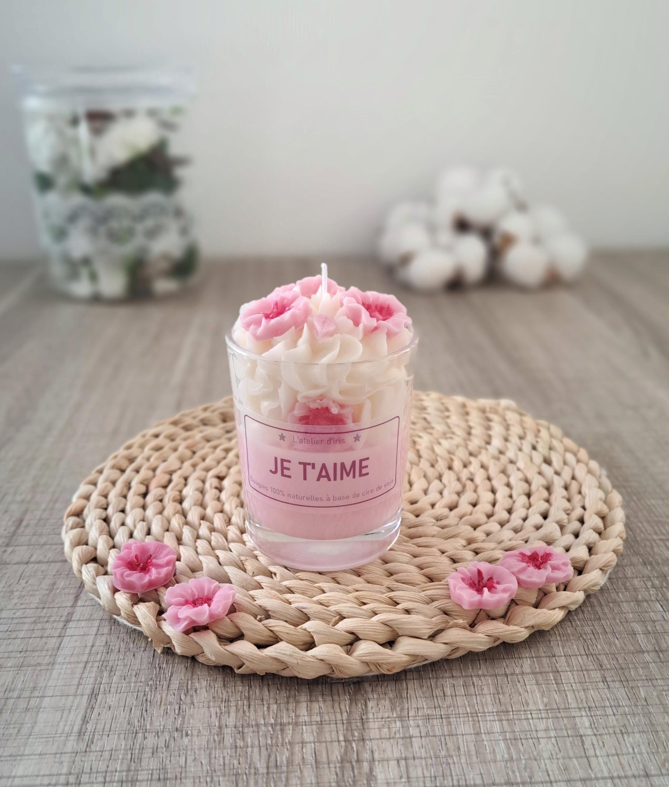 Gourmet and Scented Candle Customizable Love Theme