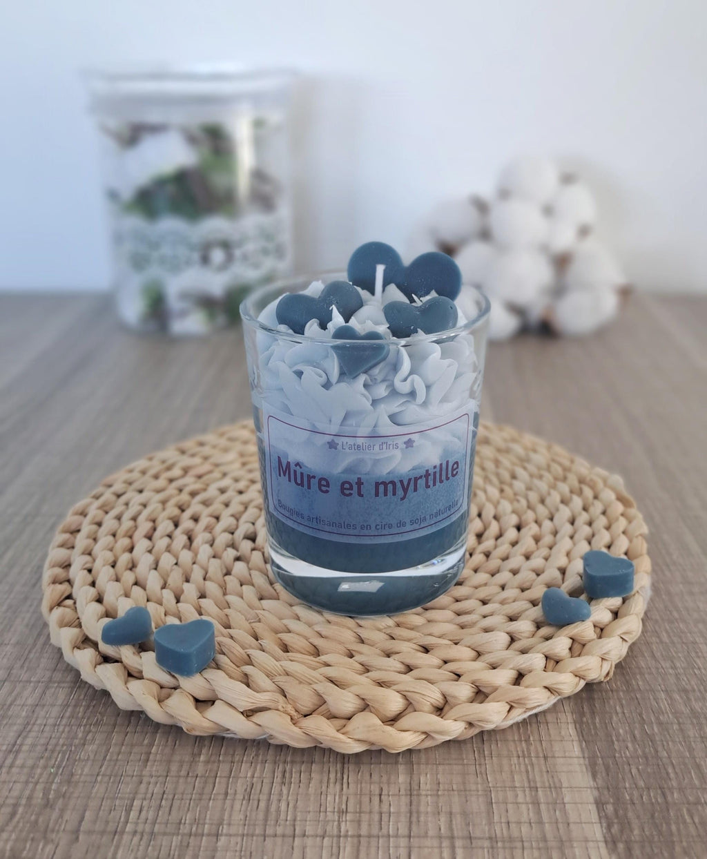 Gourmet and Scented Candle Customizable Love Theme